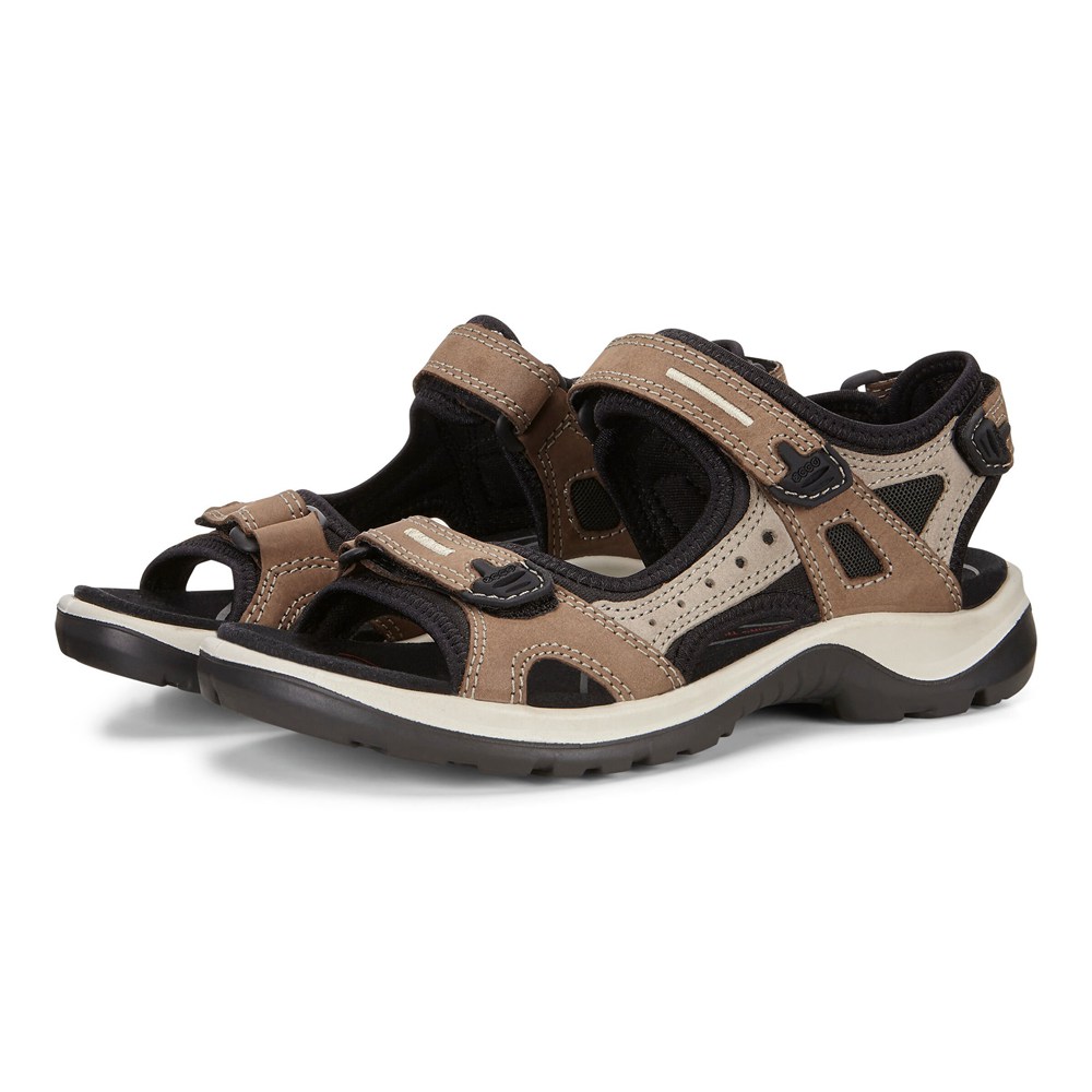 ECCO Womens Sandals Beige - Yucatan - COJ-456092